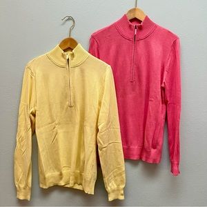 FoxCroft half zip women’s sweaters.